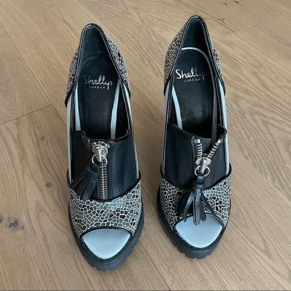 Shelly’s London super hip platform heels | size 7 US - Picture 2 of 10